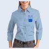 Ladies-3/4 Sleeve Easy Care Shirt Thumbnail