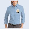 Ladies-3/4 Sleeve Easy Care Shirt Thumbnail