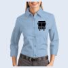 Ladies-3/4 Sleeve Easy Care Shirt Thumbnail
