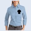 Ladies-3/4 Sleeve Easy Care Shirt Thumbnail