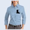 Ladies-3/4 Sleeve Easy Care Shirt Thumbnail
