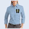 Ladies-3/4 Sleeve Easy Care Shirt Thumbnail