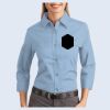 Ladies-3/4 Sleeve Easy Care Shirt Thumbnail