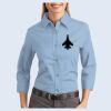 Ladies-3/4 Sleeve Easy Care Shirt Thumbnail