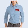 Ladies-3/4 Sleeve Easy Care Shirt Thumbnail