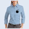 Ladies-3/4 Sleeve Easy Care Shirt Thumbnail