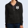 Women's Fitted Jersey Full Zip Hoodie Thumbnail