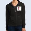 Women's Fitted Jersey Full Zip Hoodie Thumbnail