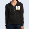 Women's Fitted Jersey Full Zip Hoodie Thumbnail