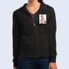 Women's Fitted Jersey Full Zip Hoodie Thumbnail