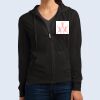 Women's Fitted Jersey Full Zip Hoodie Thumbnail