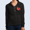 Women's Fitted Jersey Full Zip Hoodie Thumbnail