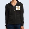 Women's Fitted Jersey Full Zip Hoodie Thumbnail