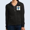 Women's Fitted Jersey Full Zip Hoodie Thumbnail