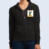 Women's Fitted Jersey Full Zip Hoodie Thumbnail