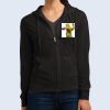 Women's Fitted Jersey Full Zip Hoodie Thumbnail