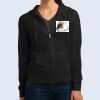Women's Fitted Jersey Full Zip Hoodie Thumbnail
