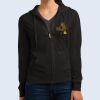 Women's Fitted Jersey Full Zip Hoodie Thumbnail