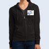 Women's Fitted Jersey Full Zip Hoodie Thumbnail