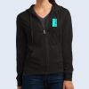 Women's Fitted Jersey Full Zip Hoodie Thumbnail