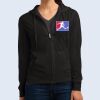 Women's Fitted Jersey Full Zip Hoodie Thumbnail