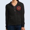 Women's Fitted Jersey Full Zip Hoodie Thumbnail