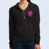 Women's Fitted Jersey Full Zip Hoodie Thumbnail