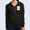 Women's Fitted Jersey Full Zip Hoodie Thumbnail