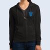 Women's Fitted Jersey Full Zip Hoodie Thumbnail
