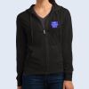 Women's Fitted Jersey Full Zip Hoodie Thumbnail
