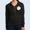 Women's Fitted Jersey Full Zip Hoodie Thumbnail